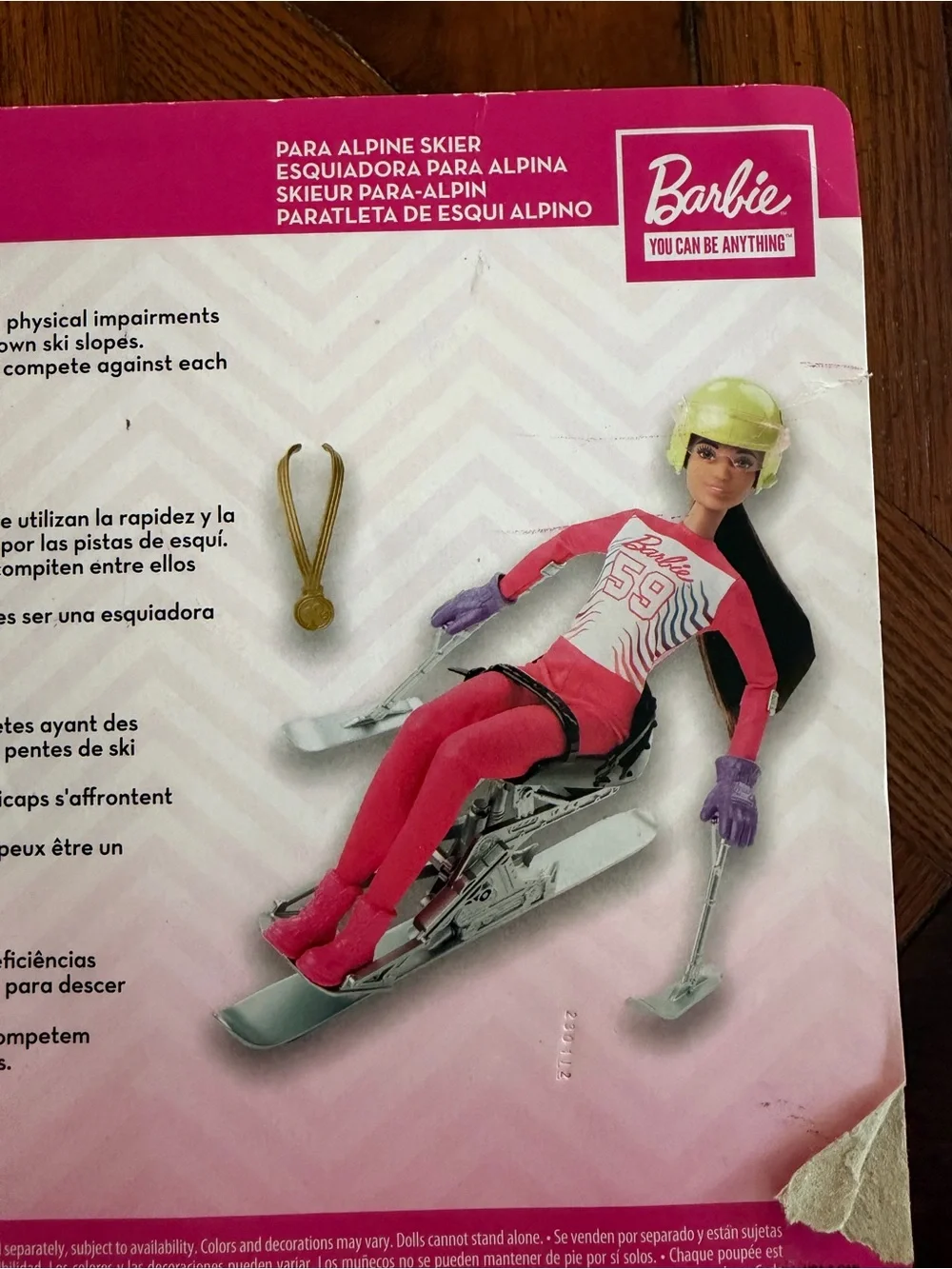 Barbie Pink & Purple Snow Sled Doll